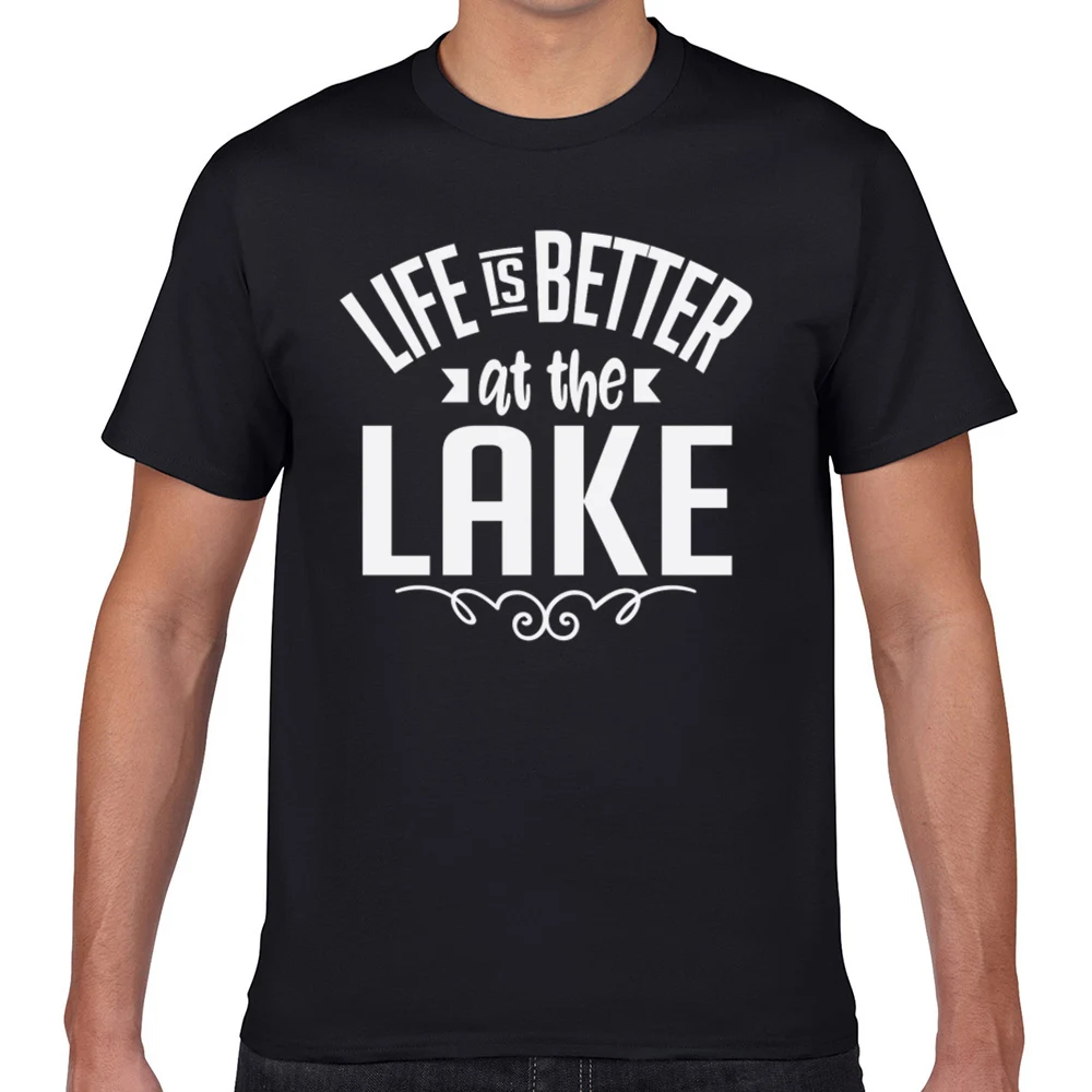 Мужская футболка с надписью «life is better at the lake», забавная короткая мужская футболка в стиле Харадзюку, fa003
Мужская футболка с надписью «life is better at the lake», забавная короткая мужская футболка в стиле Харадзюку, fa003