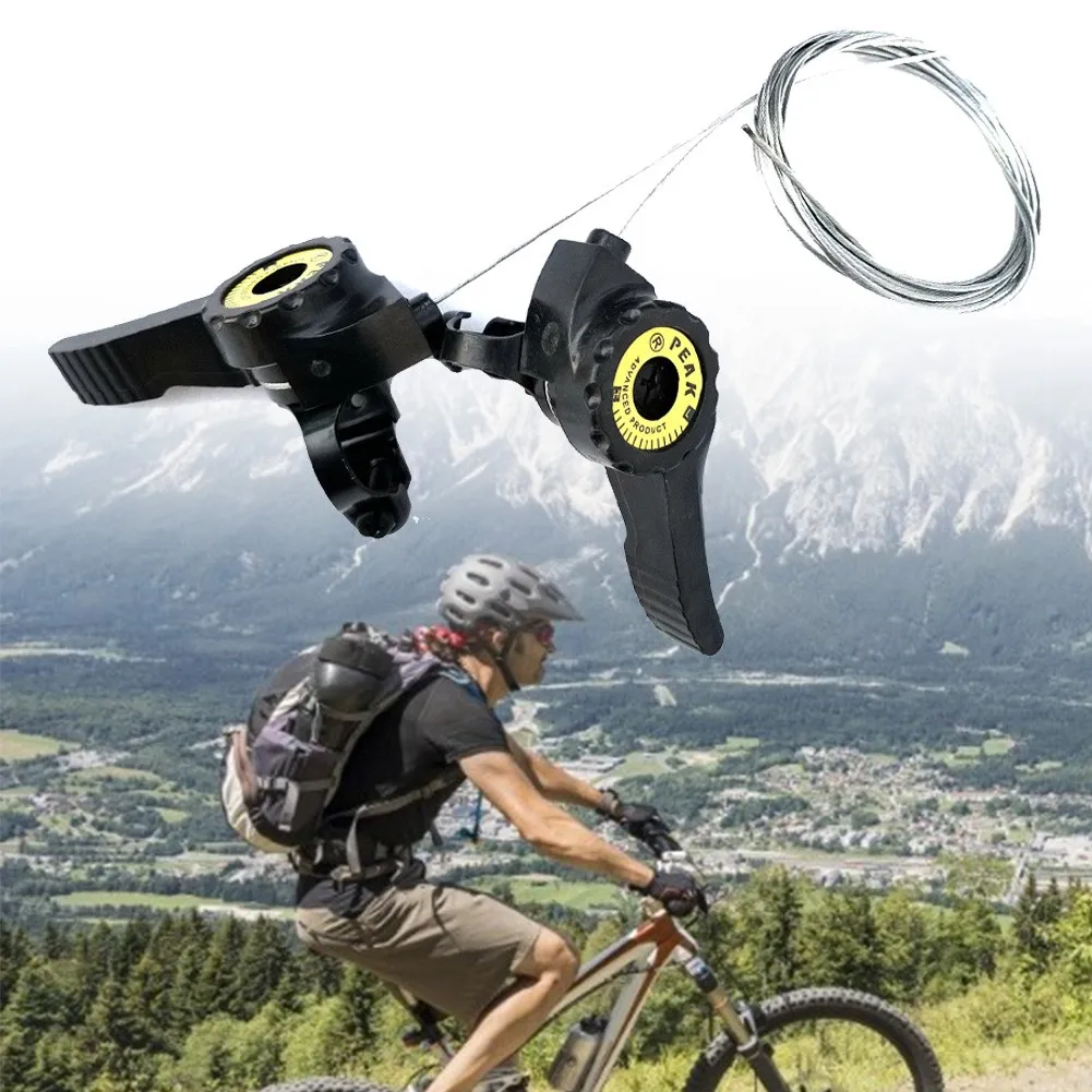 Universal Bicycle Speed 18/21 Speed MTB Mountain Bike Thumb Gear Shift Lever Set Bicycle Transmission Handlebar Accessories
Universal Bicycle Speed 18/21 Speed MTB Mountain Bike Thumb Gear Shift Lever Set Bicycle Transmission Handlebar Accessories