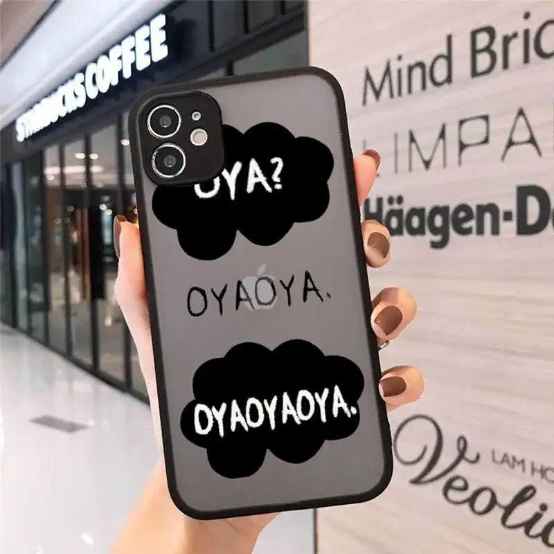 anime Oya Haikyuu cartoon Phone Case Matte Transparent for iPhone 7 8 11 12 s mini pro X XS XR MAX Plus cover funda
anime Oya Haikyuu cartoon Phone Case Matte Transparent for iPhone 7 8 11 12 s mini pro X XS XR MAX Plus cover funda