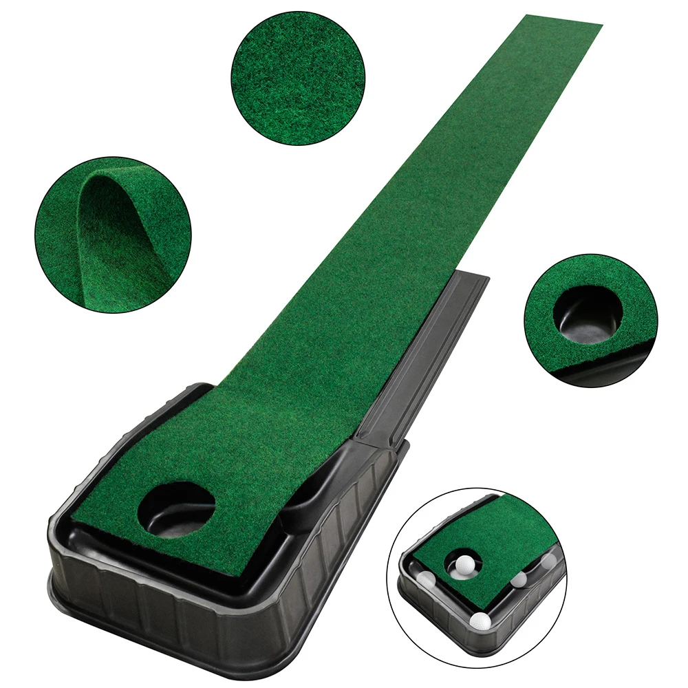 Indoor Golf Return Putting Green Mat Trainer Practice Supplies
Indoor Golf Return Putting Green Mat Trainer Practice Supplies