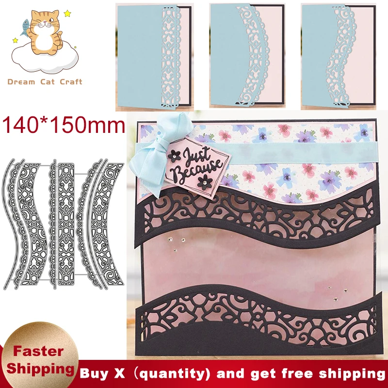 8Dies Morrocan Trellis Lace Border Metal Cutting Dies Cut Mold Card Scrapbook Paper Knife Mould Blade Punch DIY Handicrafts 2022
8Dies Morrocan Trellis Lace Border Metal Cutting Dies Cut Mold Card Scrapbook Paper Knife Mould Blade Punch DIY Handicrafts 2022