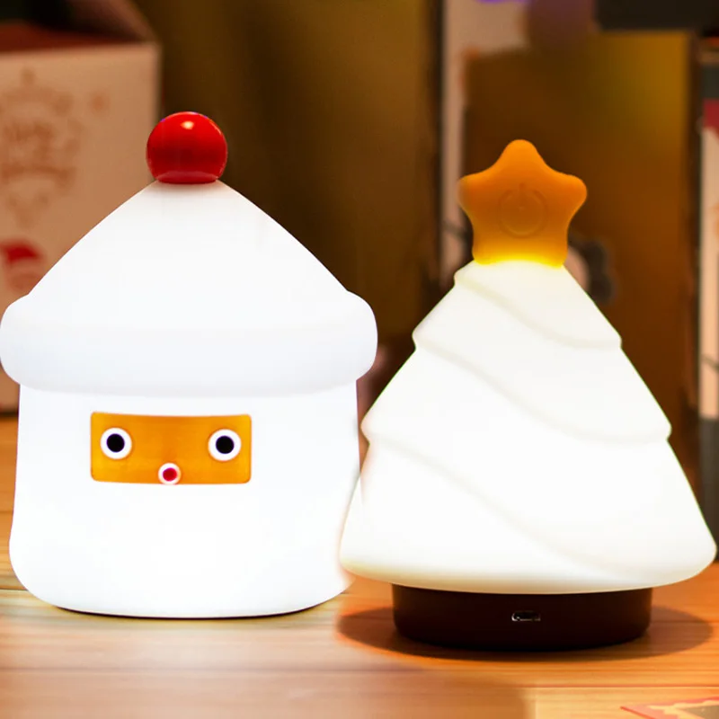 New Year Gift Creative Silicone Night Light LED Charging Dual Tone Light With Sleeping Light Children's Day Gift Christmas Gift
New Year Gift Creative Silicone Night Light LED Charging Dual Tone Light With Sleeping Light Children's Day Gift Christmas Gift