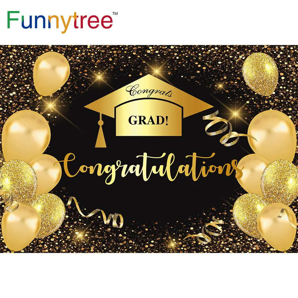 Funnytree Выпускной для фотосъемки с изображением черно-золотой Congrats класса Вечерние Декорации для фотостудии баннер из реквизитов участников ...
Funnytree Выпускной для фотосъемки с изображением черно-золотой Congrats класса Вечерние Декорации для фотостудии баннер из реквизитов участников ...