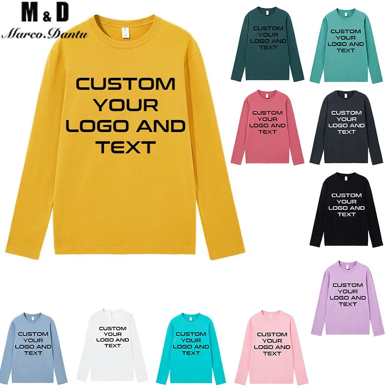 Custom Long Sleeve O-neck T Shirt Make Your Design Logo Text Men Print Original 100% Cotton Design High Quality Gifts Tshirt
Custom Long Sleeve O-neck T Shirt Make Your Design Logo Text Men Print Original 100% Cotton Design High Quality Gifts Tshirt