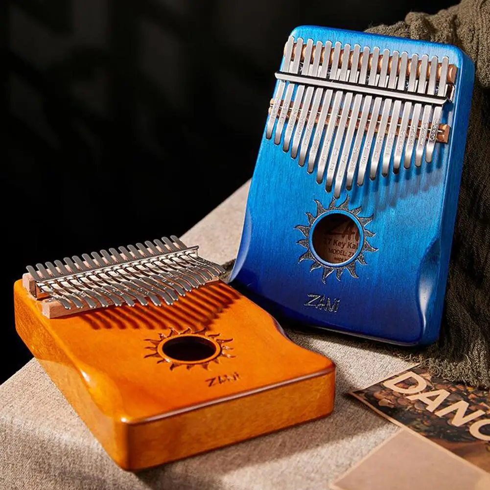 17 Keys Kalimba Mahogany Core Wooden Thumb Piano Body Percussion Musical Instrument With Tuning Hammer
17 Keys Kalimba Mahogany Core Wooden Thumb Piano Body Percussion Musical Instrument With Tuning Hammer