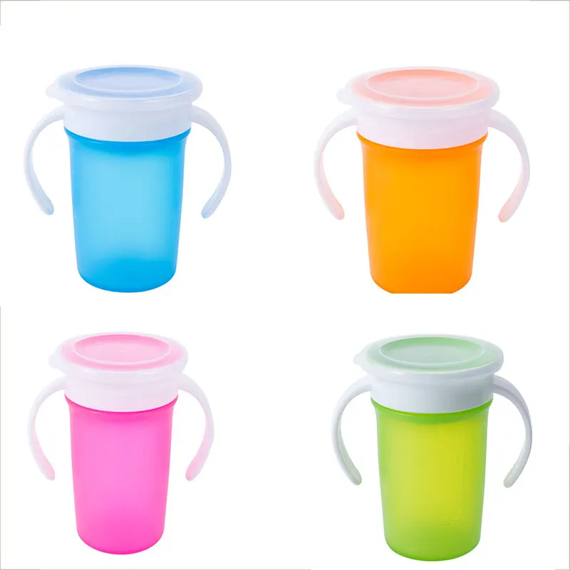 2021 NEW Rotated Baby Learning Drinking Cup With Double Handle Flip lid Leakproof Magic Cup Infants Water Cups Training cup
2021 NEW Rotated Baby Learning Drinking Cup With Double Handle Flip lid Leakproof Magic Cup Infants Water Cups Training cup