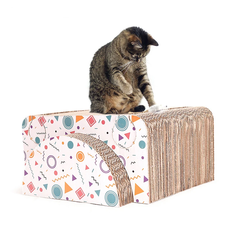 

Corrugated Paper Cat Scratch Board Toy for Cat Scratcher Toy Wear Kitten Catnip Multi-function Combination Creative Claw Toys