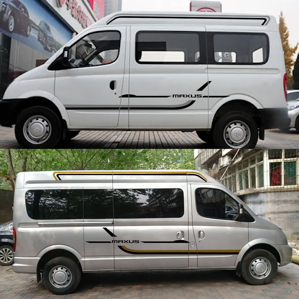 2PCS Car Door Side Stickers For Maxus V80 Camper Cargo Van Motorhome Parts Line Graphics Vinyl Decals Tuning Auto Accessories
2PCS Car Door Side Stickers For Maxus V80 Camper Cargo Van Motorhome Parts Line Graphics Vinyl Decals Tuning Auto Accessories