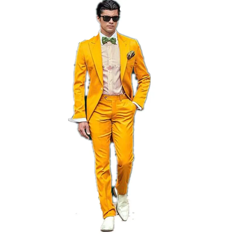 Latest Coat Pant Designs Shawl Lapel Slim Fit Groom Tuxedos Yellow Men Suits Wedding Suits Men Prom Tuxedo Suit
Latest Coat Pant Designs Shawl Lapel Slim Fit Groom Tuxedos Yellow Men Suits Wedding Suits Men Prom Tuxedo Suit
