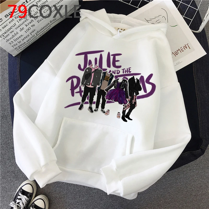 Новинка, худи Julie and The Phantoms с 3D рисунком, Женская кавайная зимняя теплая уличная одежда, забавный закат, изогнутый Свитшот унисекс, пуловер
Новинка, худи Julie and The Phantoms с 3D рисунком, Женская кавайная зимняя теплая уличная одежда, забавный закат, изогнутый Свитшот унисекс, пуловер
