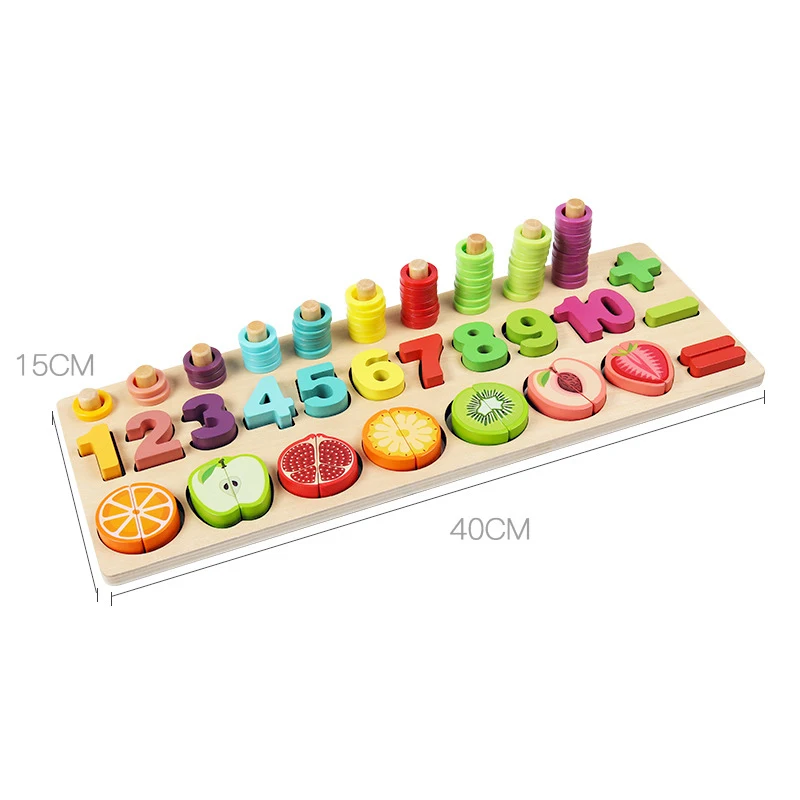 Montessori Educational Wooden Puzzle Digital Building Blocks Toys Cutting Fruit Cognition Pairing Busy Board Preschool Kids Gift
Montessori Educational Wooden Puzzle Digital Building Blocks Toys Cutting Fruit Cognition Pairing Busy Board Preschool Kids Gift