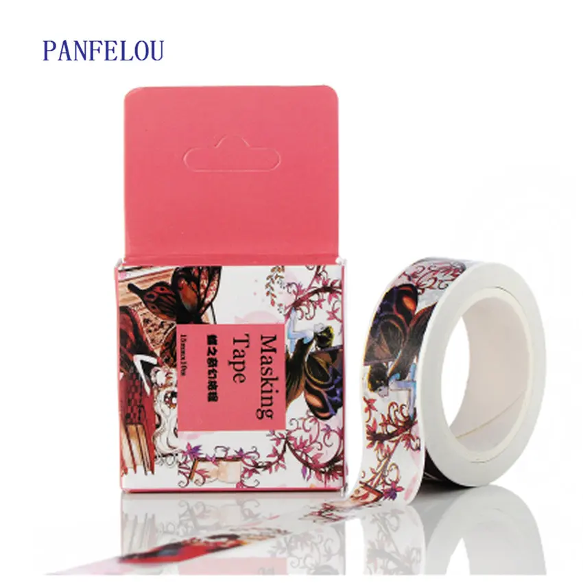 PANFELOU 1,5 см x 10 м наклейки с бабочками из мультфильмов клейкая бумага для маскировки клейкая лента васи Сделай Сам Скрапбукинг ручная учётная ...
PANFELOU 1,5 см x 10 м наклейки с бабочками из мультфильмов клейкая бумага для маскировки клейкая лента васи Сделай Сам Скрапбукинг ручная учётная ...