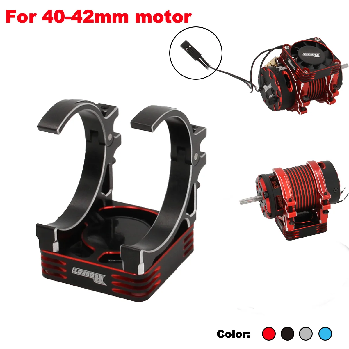 40mm Fast Cooling Fan 1/10 1/8 RC Car Metal Fan w/ holder for 1/10 1/8 RC Car 4068 4082 4092 4074 4274 4268 Brushless Motor
40mm Fast Cooling Fan 1/10 1/8 RC Car Metal Fan w/ holder for 1/10 1/8 RC Car 4068 4082 4092 4074 4274 4268 Brushless Motor
