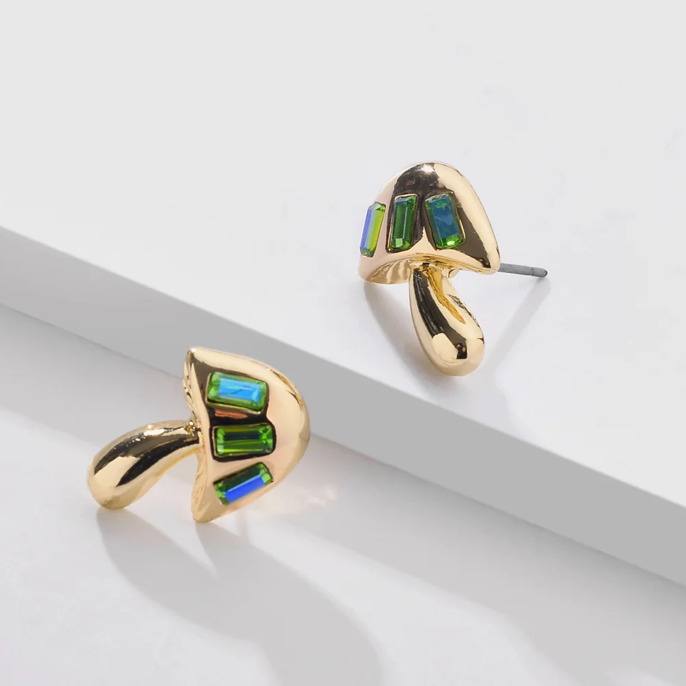 2021 Summer New Arrival Women Trendy Elegant Crystal Pave Small Mushroom Stud Earrings
2021 Summer New Arrival Women Trendy Elegant Crystal Pave Small Mushroom Stud Earrings