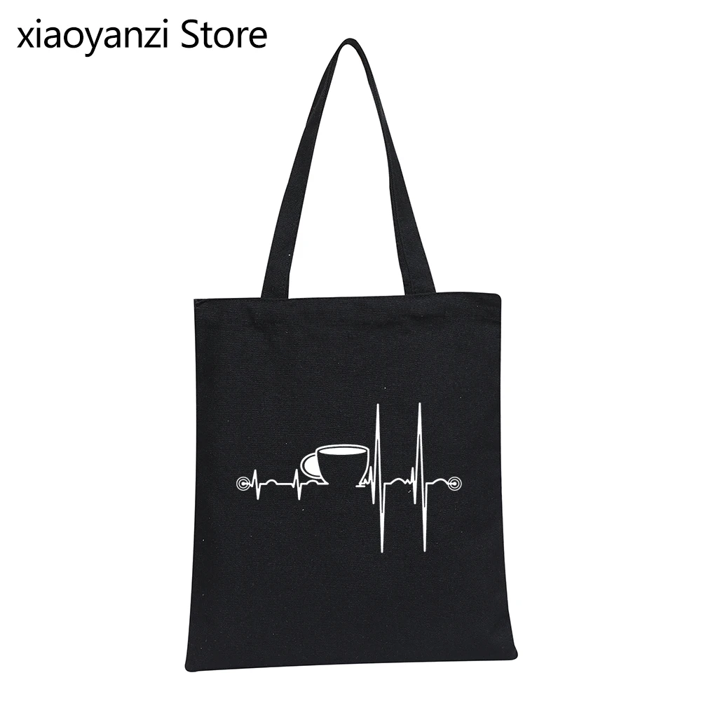Heartbeat ECG Handbag Women Cup Printed Shoulder Canvas Bag Harajuku Ulzzang Tumblr Graphic Femme Hot Eco Reusable Shopping Bags
Heartbeat ECG Handbag Women Cup Printed Shoulder Canvas Bag Harajuku Ulzzang Tumblr Graphic Femme Hot Eco Reusable Shopping Bags