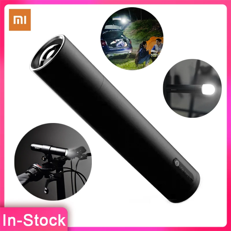 Xiaomi Flash Light 1000LM 5 Models Zoomable Multi-function Outdoor torch Portable with Magnetic Tail & Bike Light Flashlight
Xiaomi Flash Light 1000LM 5 Models Zoomable Multi-function Outdoor torch Portable with Magnetic Tail & Bike Light Flashlight