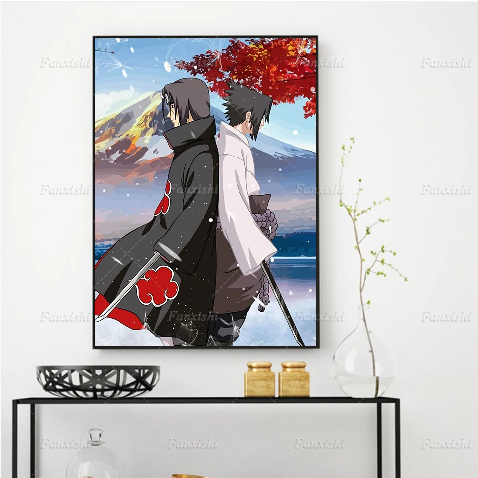 Naruto Anime Painting Posters Uchiha Itachi Sasuke Modern Wall Art Prints Canvas Modular Picture For Living Room Home Decor Gift
Naruto Anime Painting Posters Uchiha Itachi Sasuke Modern Wall Art Prints Canvas Modular Picture For Living Room Home Decor Gift