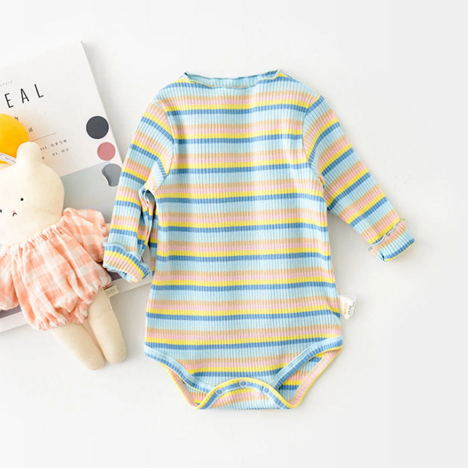 Rainbow Striped Print Romper Newborn Infant Baby Boys Girls Bodysuit Outfits Cotton Warm Jumpsuit Baby baby girl romper
Rainbow Striped Print Romper Newborn Infant Baby Boys Girls Bodysuit Outfits Cotton Warm Jumpsuit Baby baby girl romper
