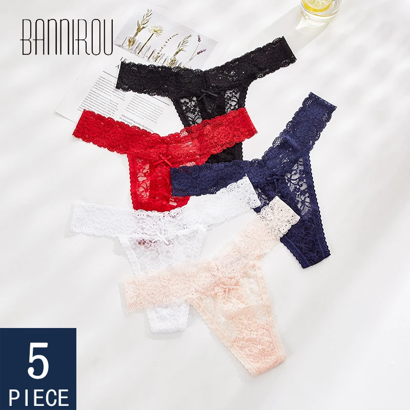 BANNIROU Sexy Thongs Woman G-String Underwear For Woman Panties Plus Size Lace Sexy Female Underwear Woman 5 Pcs Dropshipping
BANNIROU Sexy Thongs Woman G-String Underwear For Woman Panties Plus Size Lace Sexy Female Underwear Woman 5 Pcs Dropshipping