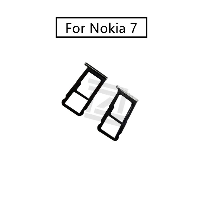 

SIM Card Holder Slot Tray For Nokia 7 SIM Nano SIM Card Micro SD Card Tray Holder Slot Adapter Repair Spare Parts