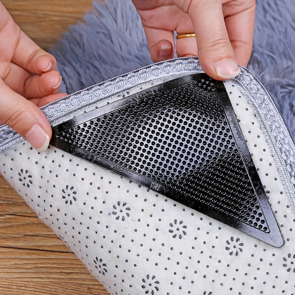 Bathroom Living Room Reusable Washable Carpets Rugs Grips Non-Slip Silicone Handle For Home Pvc Bath Mat | Дом и сад