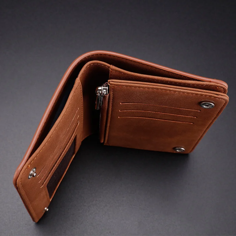 New Wallet Men's Short Vertical Zipper Wallet Retro Youth Soft Wallet Gift Wallet Change Coin Wallet Evidence Id Card Wallet
New Wallet Men's Short Vertical Zipper Wallet Retro Youth Soft Wallet Gift Wallet Change Coin Wallet Evidence Id Card Wallet