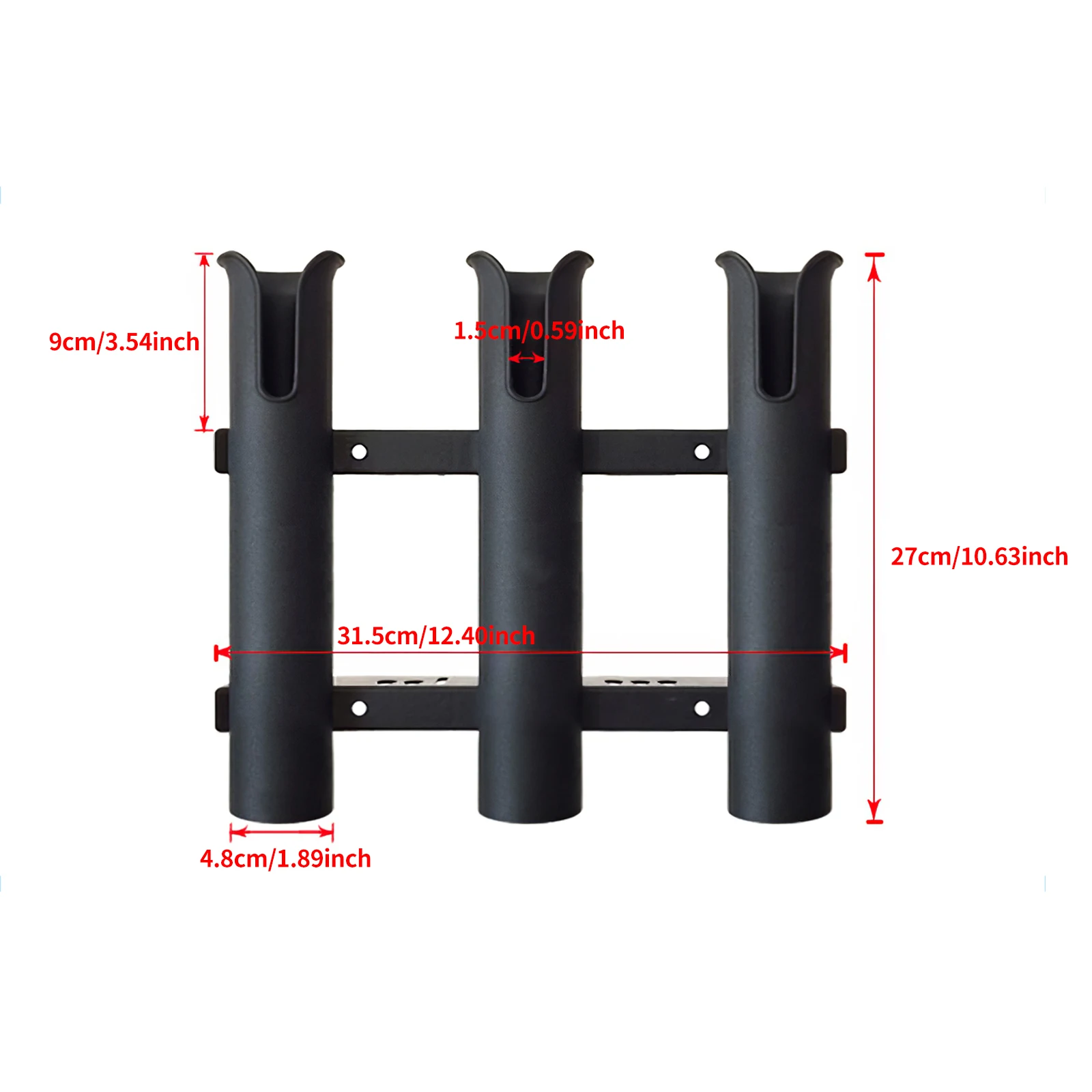 3 Tubes Link Fishing Rod Holder Fishing Pole Holder Black Fishing Rod Rack for Fishing Yacht Boat Ship Fishing Accessories
3 Tubes Link Fishing Rod Holder Fishing Pole Holder Black Fishing Rod Rack for Fishing Yacht Boat Ship Fishing Accessories