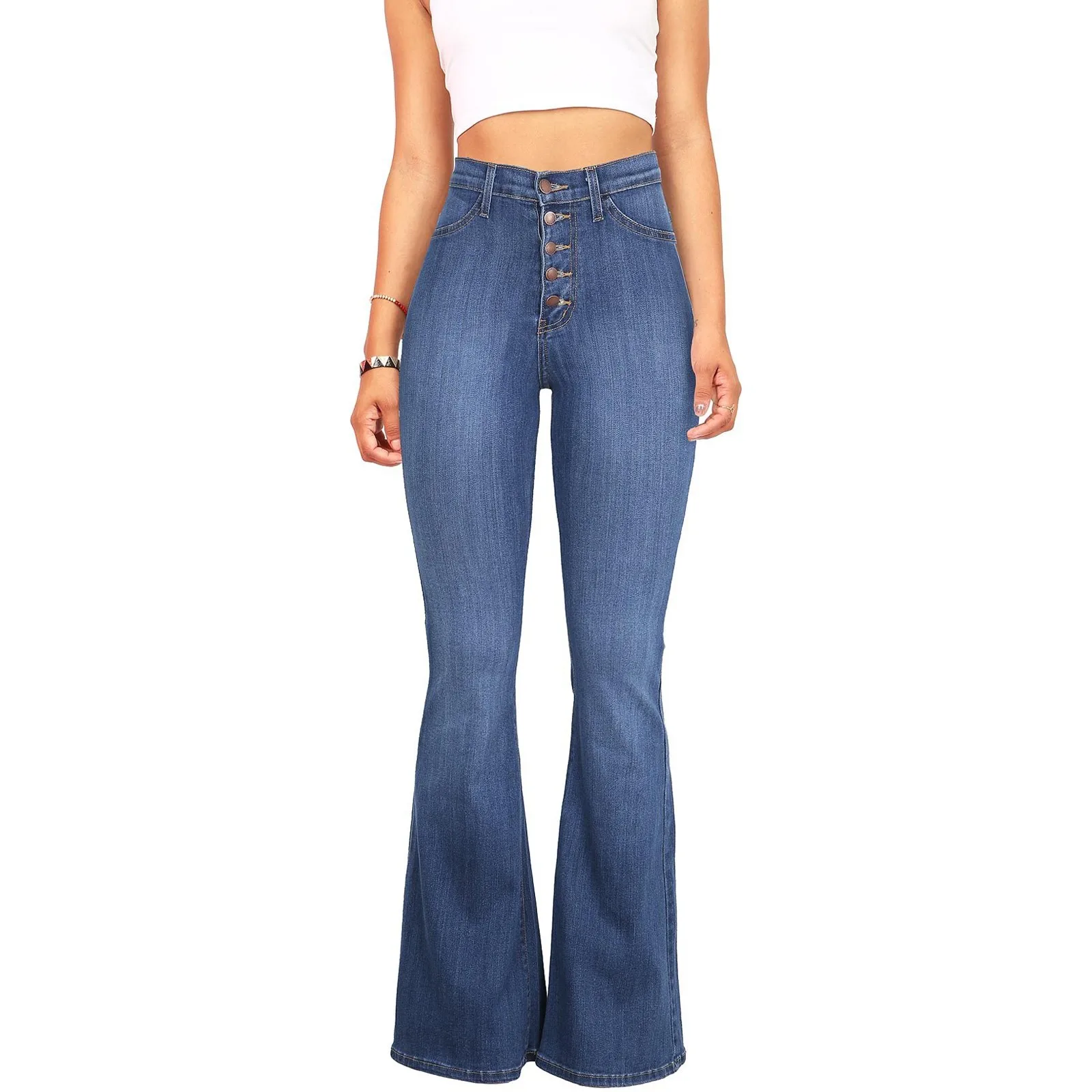 Women Sexy Large Size High-waisted Jeans Trumpet Ripped Matching Color Classic Denim Skinny Pants Leggings Hot Selling#wby
Women Sexy Large Size High-waisted Jeans Trumpet Ripped Matching Color Classic Denim Skinny Pants Leggings Hot Selling#wby