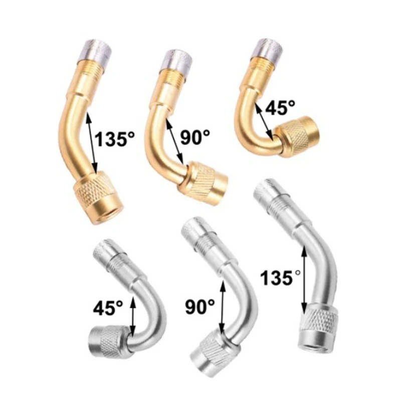 1Pc 45/90/135 Degree Angle Brass Air Tyre Valve Stem with Extension Adapter for Car Truck Motorcycle Cycling Accessories
1Pc 45/90/135 Degree Angle Brass Air Tyre Valve Stem with Extension Adapter for Car Truck Motorcycle Cycling Accessories