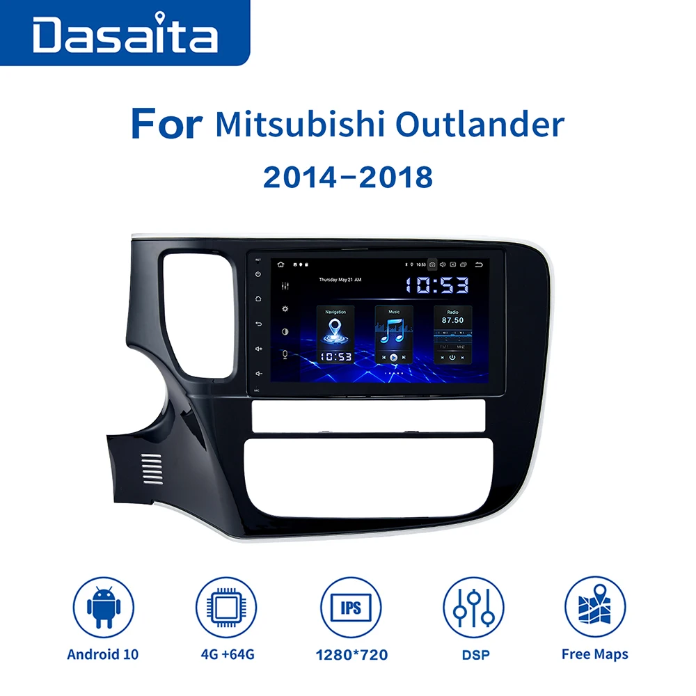 Dasaita 8" 1 Din Android 10.0 Car Radio Player for Mitsubishi Outlander2014 to 2018 Navigation GPS 4G 64GB PX6 BT 5.0 Head Unit
Dasaita 8" 1 Din Android 10.0 Car Radio Player for Mitsubishi Outlander2014 to 2018 Navigation GPS 4G 64GB PX6 BT 5.0 Head Unit