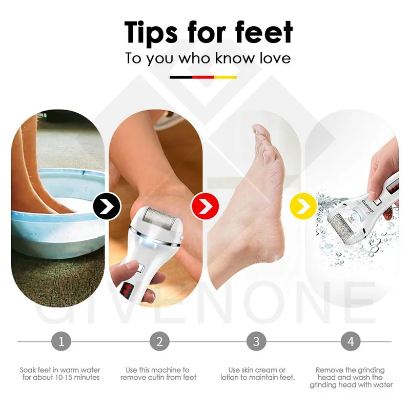 Electric Foot File Two-Speed Adjustment Pedicure Tools Dead Skin Callus Remover USB Foot Grind Machine Portable Foot Care Tool
Electric Foot File Two-Speed Adjustment Pedicure Tools Dead Skin Callus Remover USB Foot Grind Machine Portable Foot Care Tool