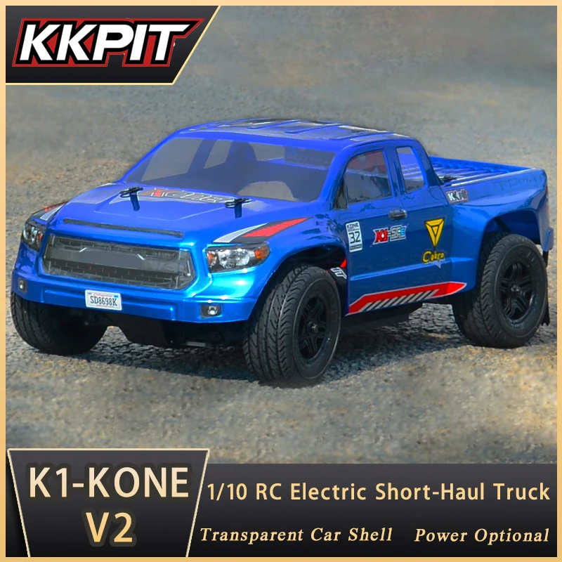 

KKPIT K1-KONE-V2 K1-SCE 1/10 RC Electric Remote Control 4WD High Speed Model Car Short-Haul Truck Toys