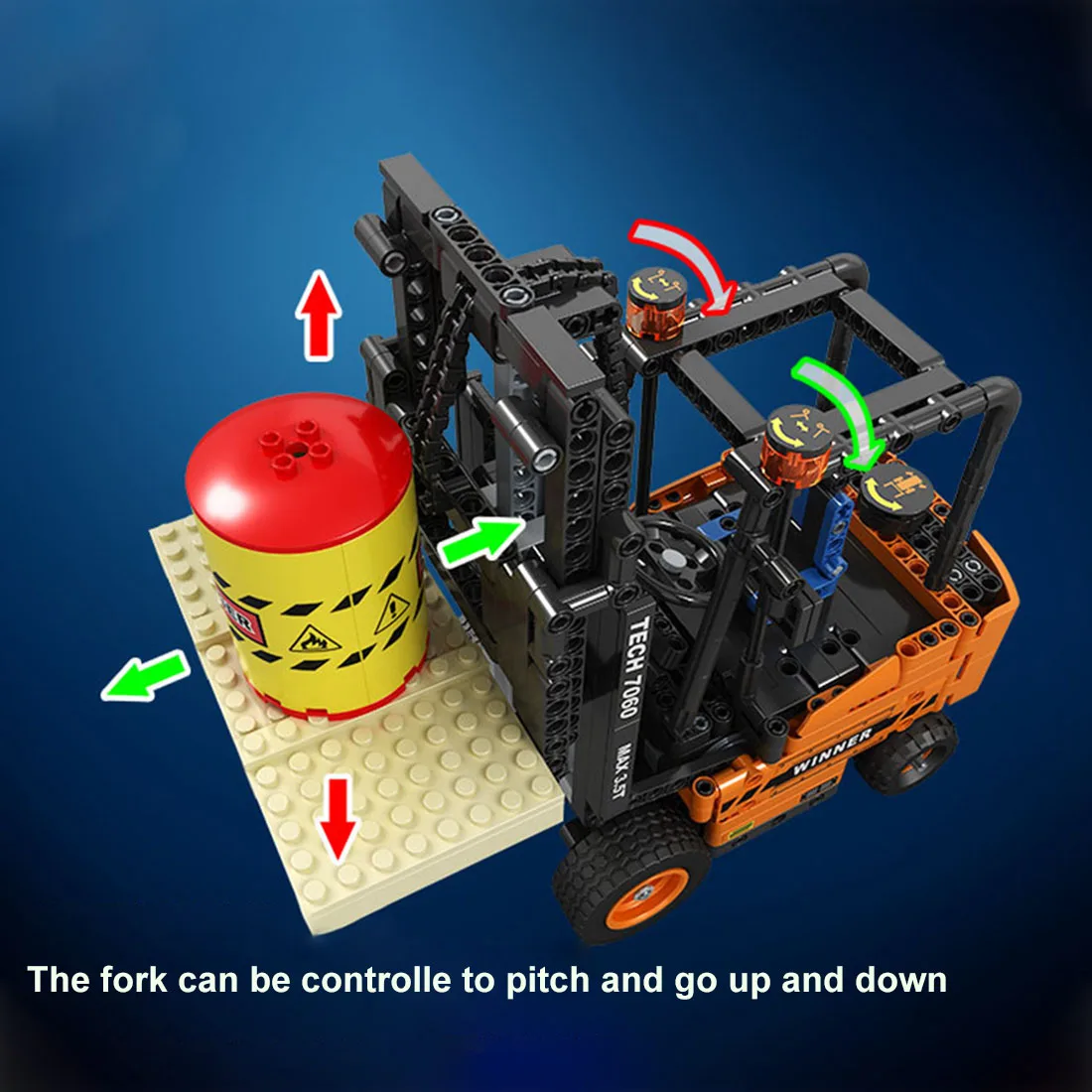 660Pcs Engineering Vehicle Bricks Toys DIY Construction Vehicle Forklift ,Odel Building Blocks Block Assembly Toy Gift
660Pcs Engineering Vehicle Bricks Toys DIY Construction Vehicle Forklift ,Odel Building Blocks Block Assembly Toy Gift