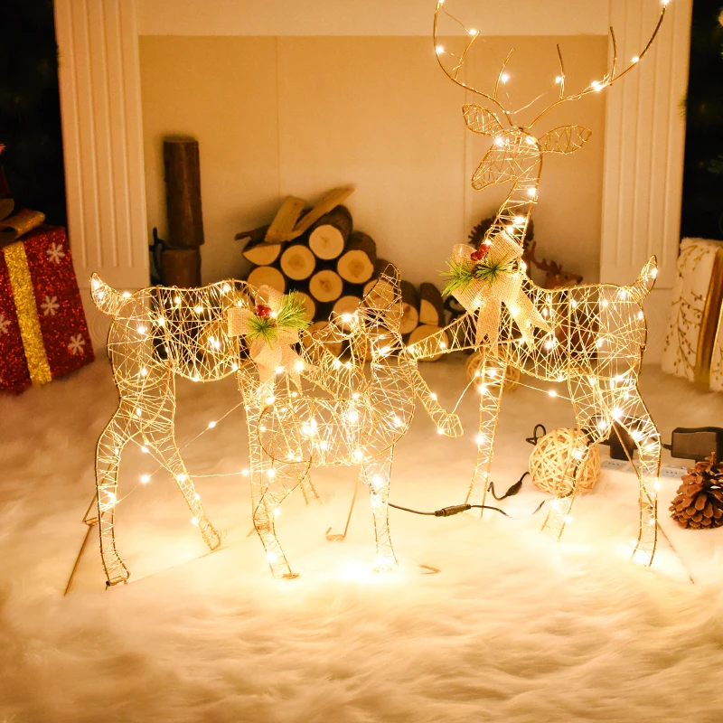 Home Decoration Iron Art Deer LED Light Decor Christmas Tree Decoration Christmas Gift Party Ornaments Ornaments Navidad 2022
Home Decoration Iron Art Deer LED Light Decor Christmas Tree Decoration Christmas Gift Party Ornaments Ornaments Navidad 2022