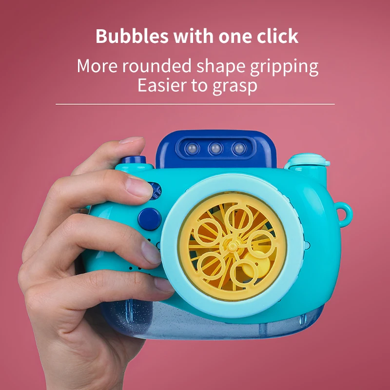 Kids Cute Bubble Maker Camera Machine Toy Automatic Portable Bubble Machine Electric Music Light Soap Blowing Bubble Camera Toys
Kids Cute Bubble Maker Camera Machine Toy Automatic Portable Bubble Machine Electric Music Light Soap Blowing Bubble Camera Toys