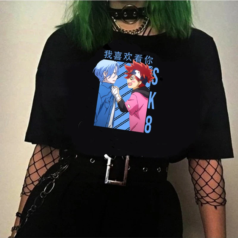 New Japanese Anime SK8 The Infinity T Shirt Women Y2k Tops Skateboard Boys Graphic Tees Cartoon Harajuku Unisex T-shirt Female
New Japanese Anime SK8 The Infinity T Shirt Women Y2k Tops Skateboard Boys Graphic Tees Cartoon Harajuku Unisex T-shirt Female