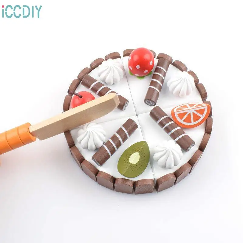 Girl kitchen toy play house cutting fruit cake baby early education wooden food cooking gift role playing children's toys
Girl kitchen toy play house cutting fruit cake baby early education wooden food cooking gift role playing children's toys