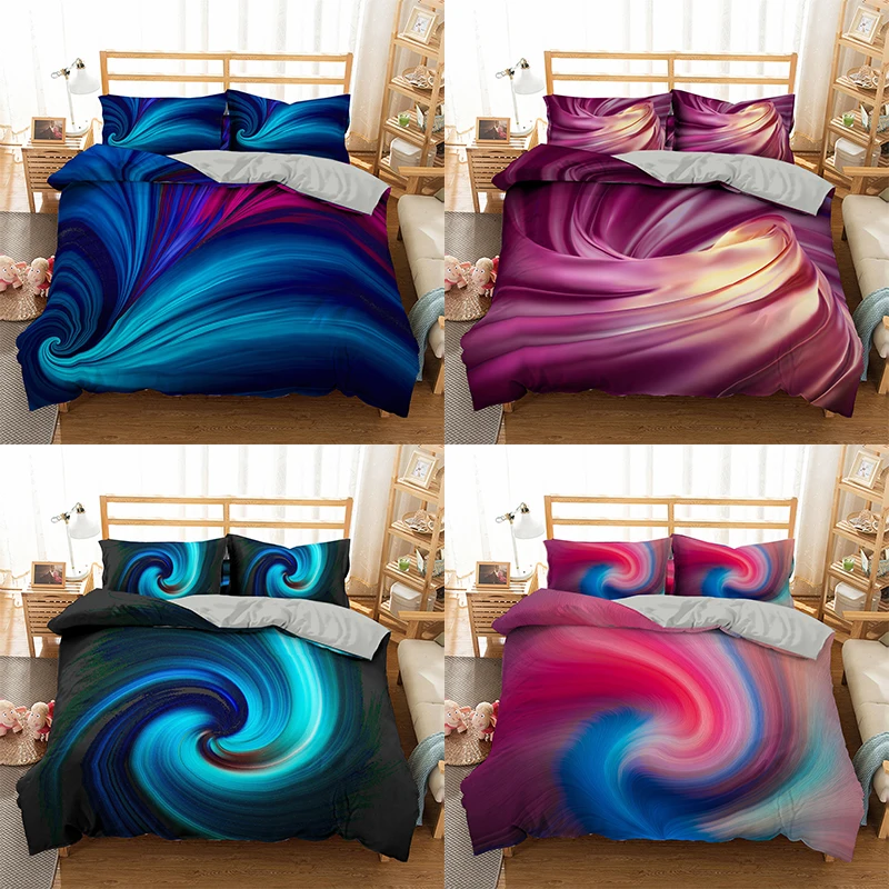 Bedding set Nice Quilt set Creativity 3D Colorful Whirlpool Abstract Pattern Gradient Color Duvet Cover Pillowcases Multi Size
Bedding set Nice Quilt set Creativity 3D Colorful Whirlpool Abstract Pattern Gradient Color Duvet Cover Pillowcases Multi Size