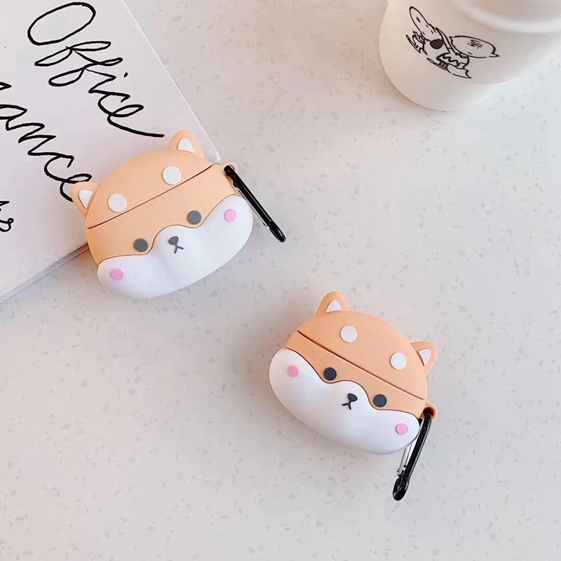 cool cartoon dog Soft Earphone Cases For Apple AirPods 1 2 3 Charging Box Cover For Airpods pro With Hooks
cool cartoon dog Soft Earphone Cases For Apple AirPods 1 2 3 Charging Box Cover For Airpods pro With Hooks