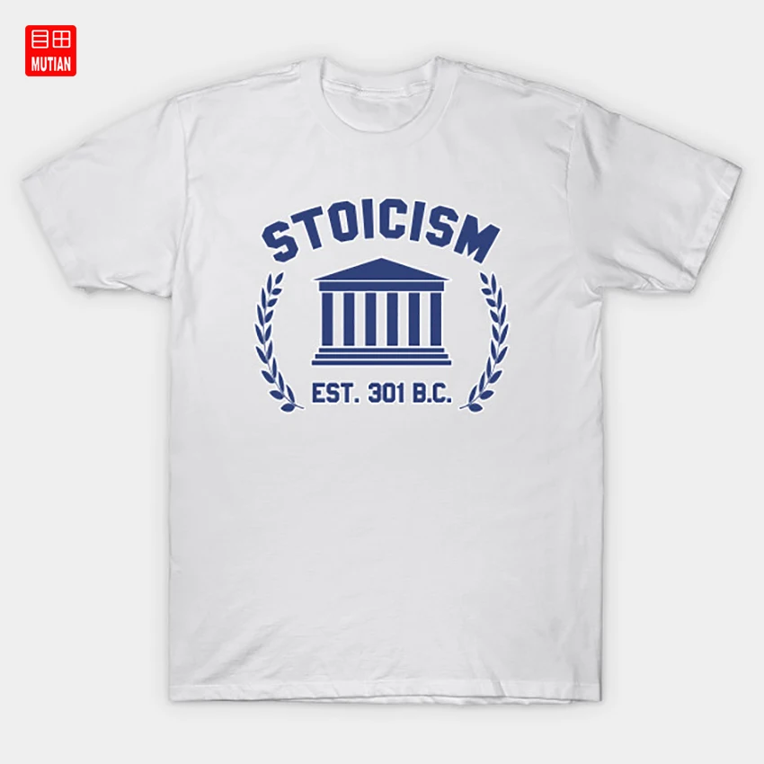 Футболка Stoicism греческие греки стоицизм философ стоики терпение размытие|Мужские