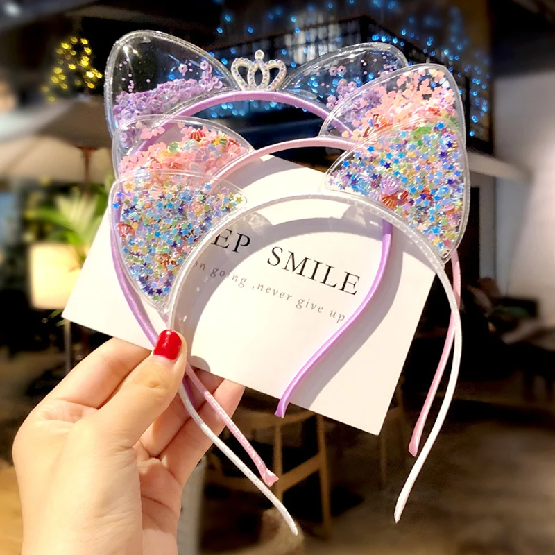 Cute Cat Ears Headband Baby Girls Hairband Korean Children Princess Kids Gift Hair Band Props Party Girls Hair Accessories 
Cute Cat Ears Headband Baby Girls Hairband Korean Children Princess Kids Gift Hair Band Props Party Girls Hair Accessories