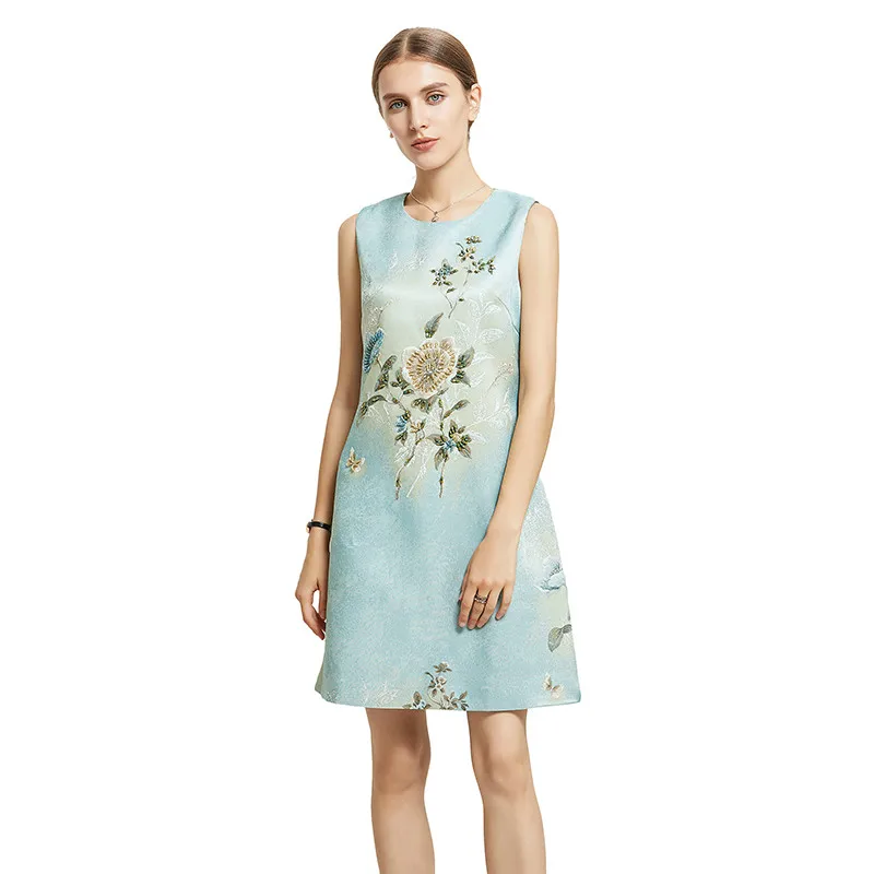 Женское платье без рукавов, Элегантное летнее платье выше колена со стразами и цветочным принтом, осень 2022
Женское платье без рукавов, Элегантное летнее платье выше колена со стразами и цветочным принтом, осень 2022