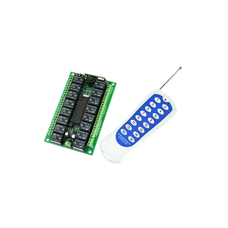 12v 16 Channel Relay Optocoupler LED Relay Output 16 Way Relay Module For Arduino PiC ARM AVR Blue
12v 16 Channel Relay Optocoupler LED Relay Output 16 Way Relay Module For Arduino PiC ARM AVR Blue