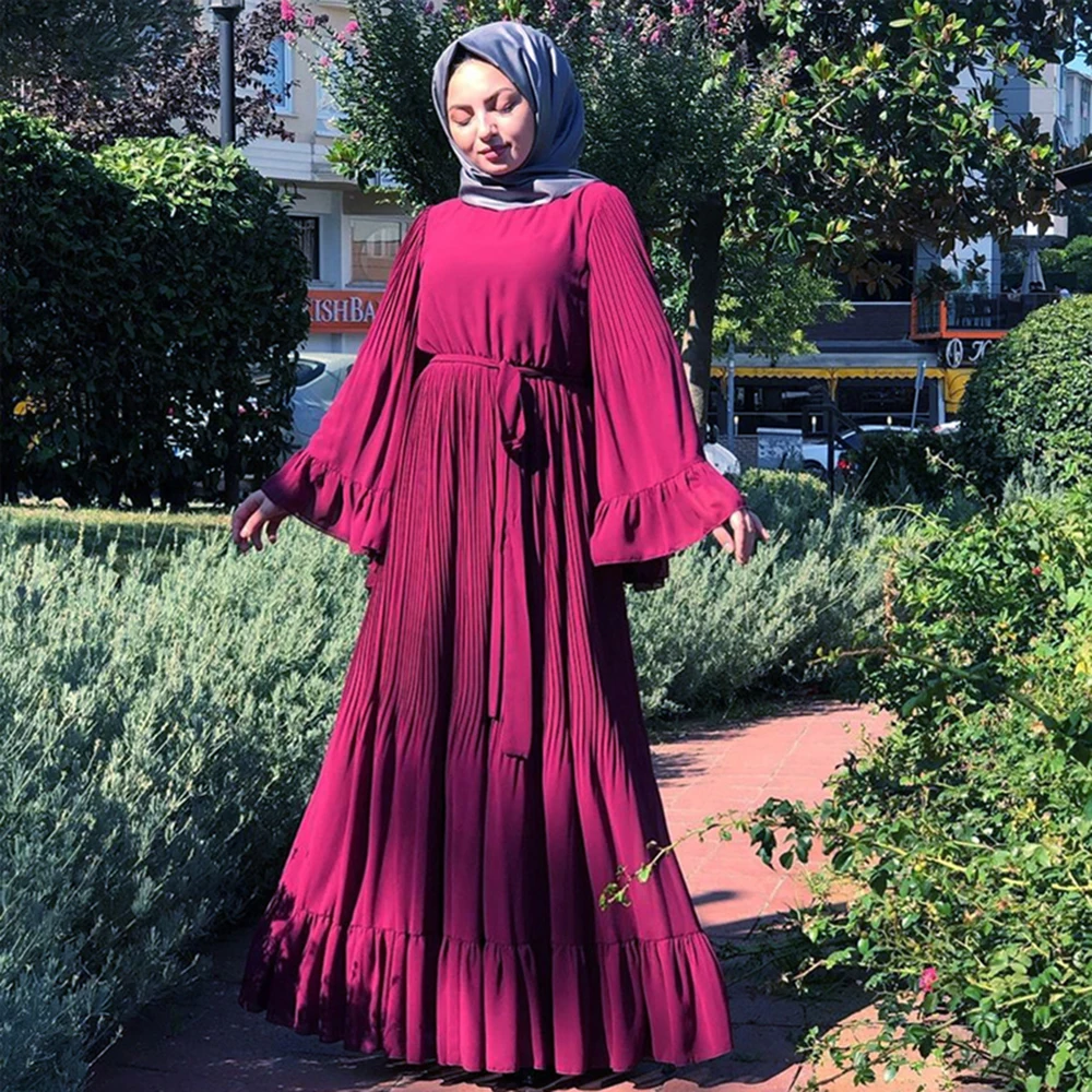 Pleated Dubai Plus Size Hijab Abaya Muslim Evening Dress Islamic Clothing Turkish Dresses Abayas For Women Vestidos Musulman
Pleated Dubai Plus Size Hijab Abaya Muslim Evening Dress Islamic Clothing Turkish Dresses Abayas For Women Vestidos Musulman
