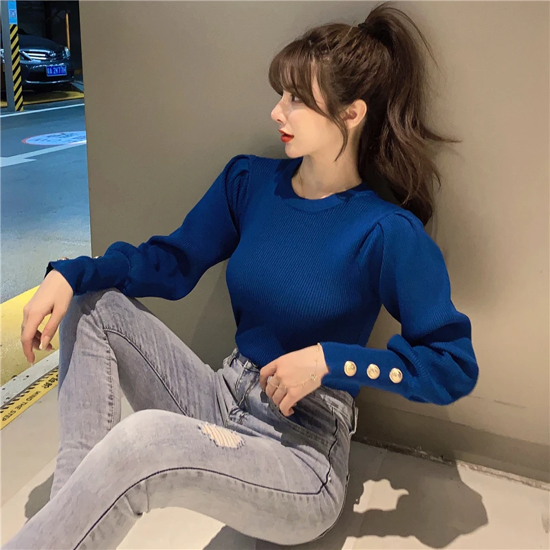 New Autumn and Winter Elegant Sweater Female Knitted Long Sleeve Women's T knit Sweater High Street pullovers
New Autumn and Winter Elegant Sweater Female Knitted Long Sleeve Women's T knit Sweater High Street pullovers