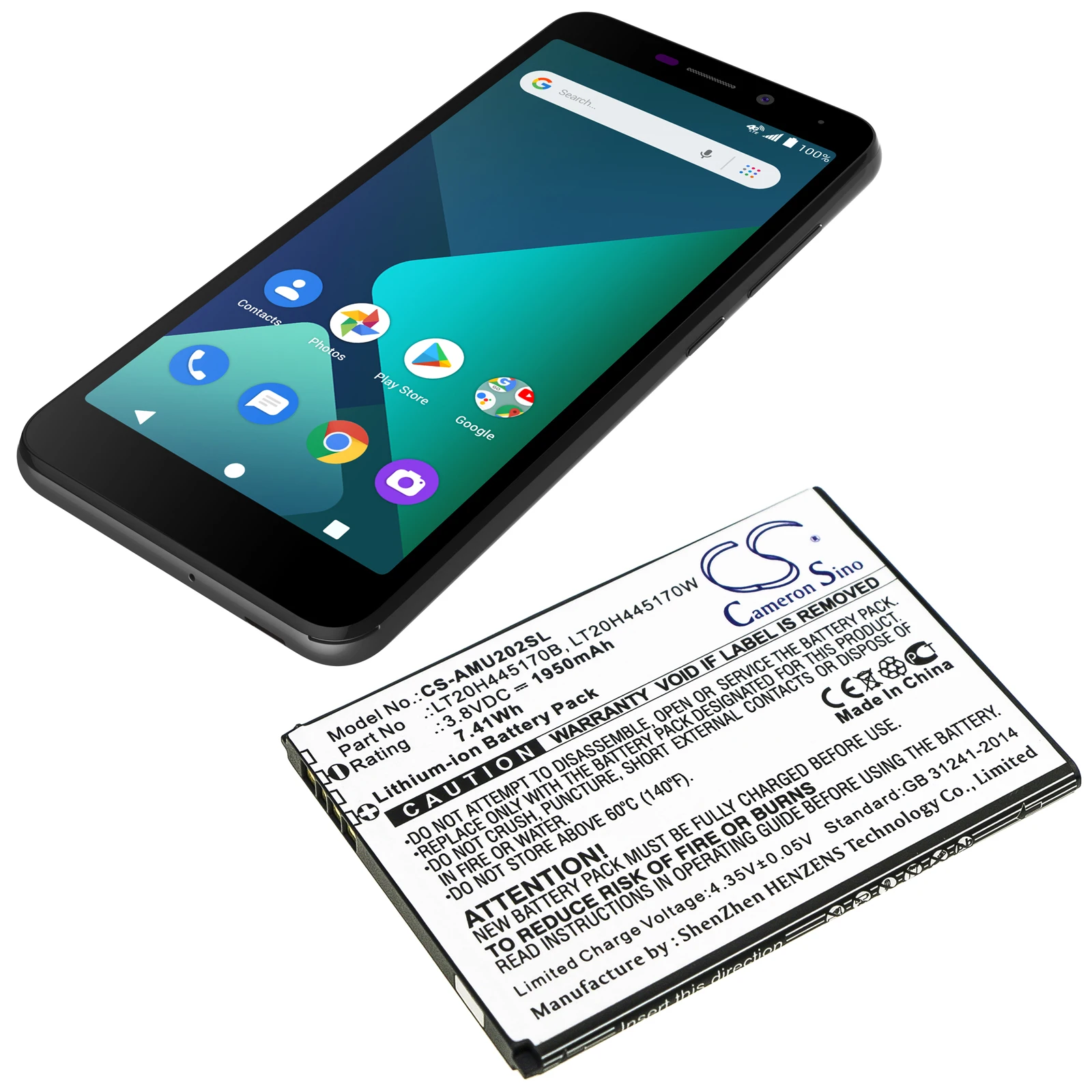 Cameron Sino For AT&T Maestro,U202AA 1950mAh / 7.41Wh
Cameron Sino For AT&T Maestro,U202AA 1950mAh / 7.41Wh