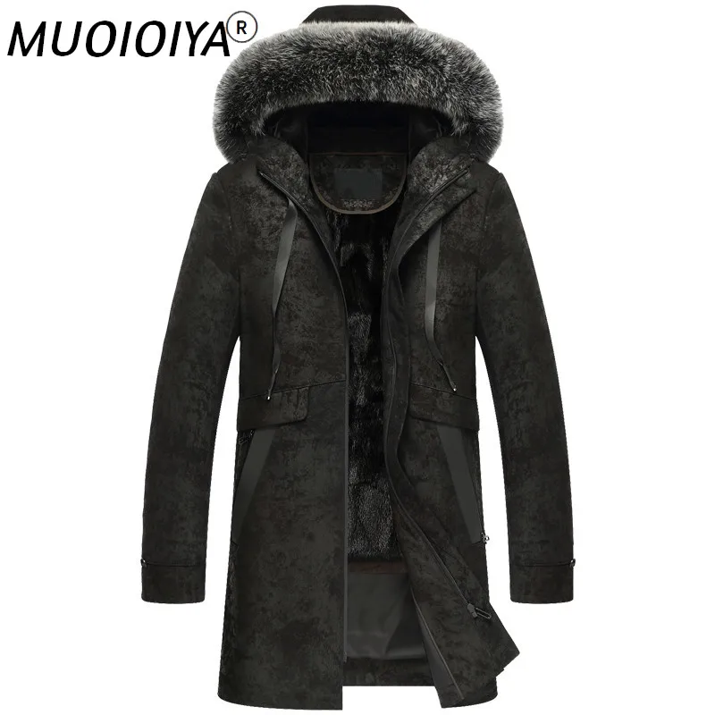 AYUSNUE Genuine Leather Jacket Men Winter Real Mink Fur Liner Fox Fur Collar Sheepskin Coat Mens Mink Jackets -6-7-7-8- KJ3104
AYUSNUE Genuine Leather Jacket Men Winter Real Mink Fur Liner Fox Fur Collar Sheepskin Coat Mens Mink Jackets -6-7-7-8- KJ3104