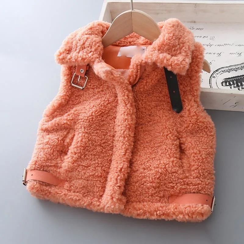 1-8 Years Old Fashion Kid Winter Warm Cashmere Child Waistcoat Fur Thick Baby Girls Vest Children Outerwear For Autumn Winter
1-8 Years Old Fashion Kid Winter Warm Cashmere Child Waistcoat Fur Thick Baby Girls Vest Children Outerwear For Autumn Winter
