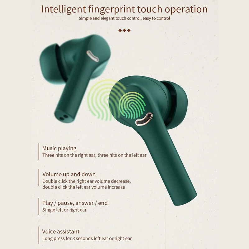 KINGSTAR TWS Voice Assistant Wireless Bluetooth Headphones Touch Control Earphones Stereo 500mAh Battery IPX5 Water-proof IN-Ear
KINGSTAR TWS Voice Assistant Wireless Bluetooth Headphones Touch Control Earphones Stereo 500mAh Battery IPX5 Water-proof IN-Ear