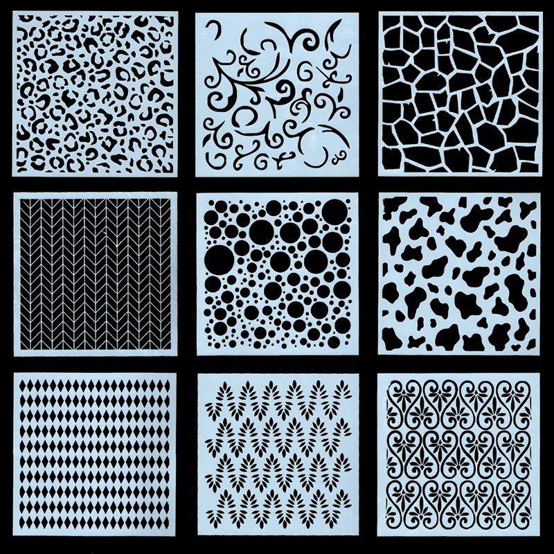 1pc DIY Creative Pattern Layering Stencil For Painting Art Decoration Scrapbooking Embossing Album Paper Card Templateard
1pc DIY Creative Pattern Layering Stencil For Painting Art Decoration Scrapbooking Embossing Album Paper Card Templateard